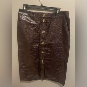 Rachel Comey Target Faux leather pencil skirt Size 12